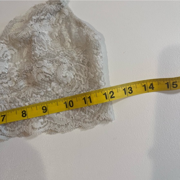 y2k cosabelle cream lace bralette vintage coquette sultury lingerie cottagecore - Picture 6 of 7